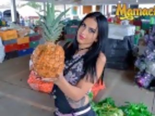 MamacitaZ - first-rate marvellous Tattooed Latina Fucked Hard For The First Time On CAM