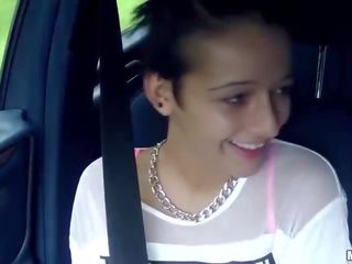 Fantastic Vanessa gets fucked in the car