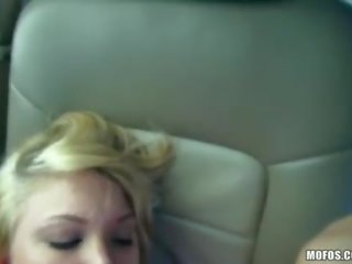 Teen Dakota Skye backseat fuck n facial