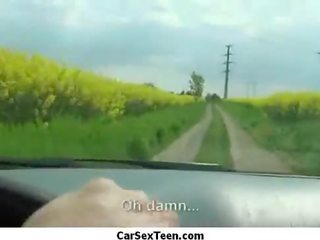 Car adult movie teen hitchhiker hardcore pounded 20