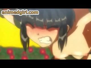 Tied up hentai hardcore fuck by shemale anime film